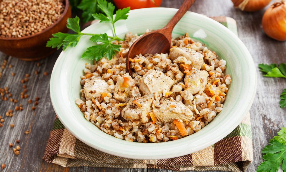 Sarrasin avec légumes et poulet